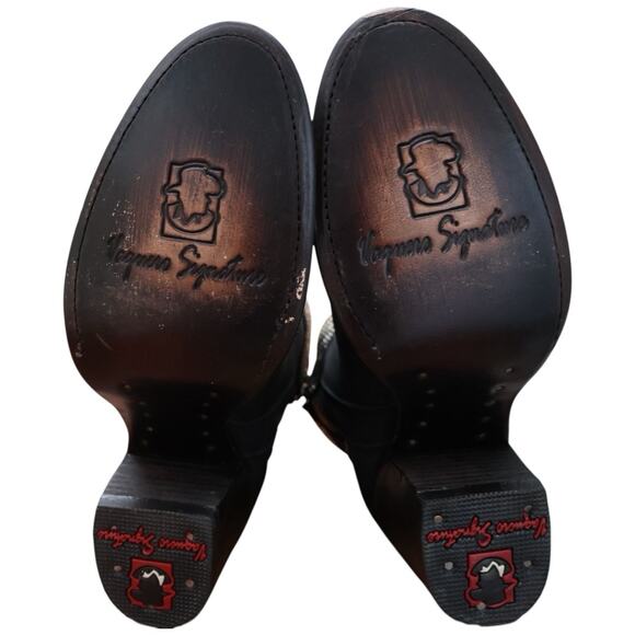 Vaquero Signature Women's Botineta Ankle Boot In Black Size 8 - Picture 12 of 14